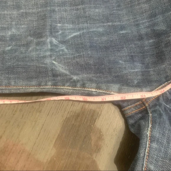 COH Vintage 90s flare Ingrid lo waist Flare Jeans Marbled Acid-wash 29 - Picture 11 of 14